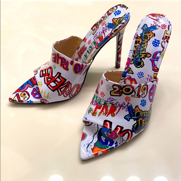 Cape Robbin | Shoes | Graffiti Heels 